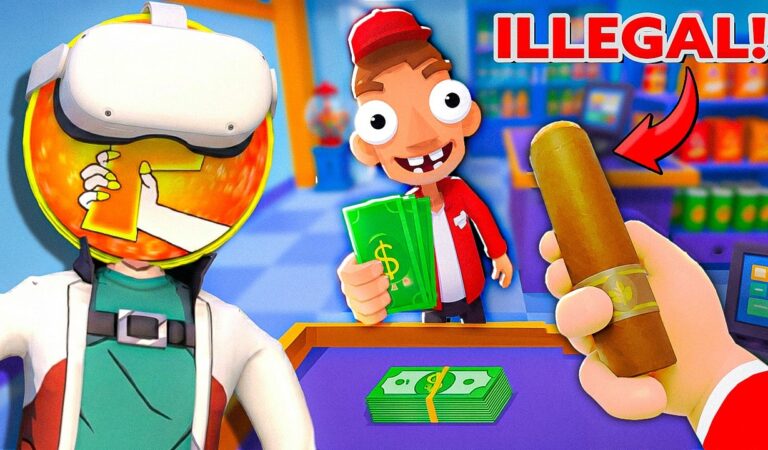 Selling Illegal Items to my Customers in VR!