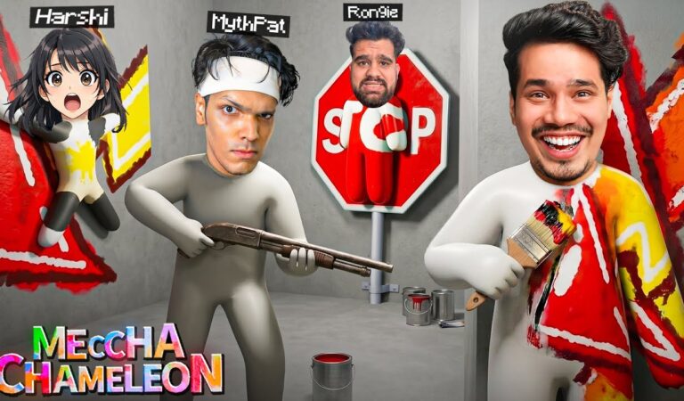 TROLLING FRIENDS IN MECCHA CHAMELEON FT. MYTHPAT😱🤣