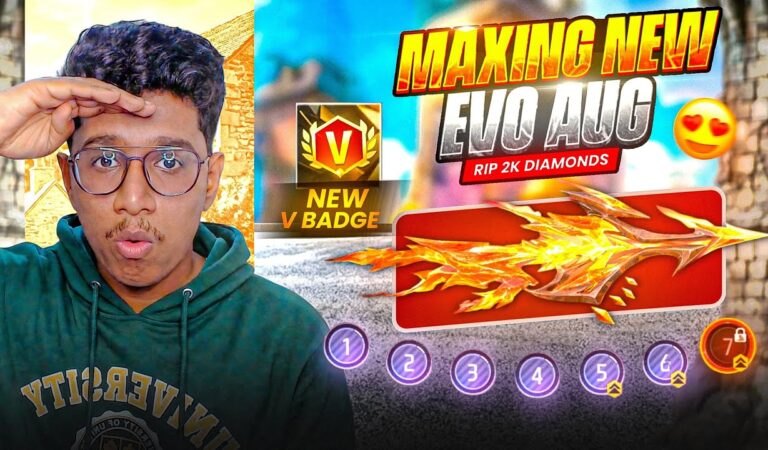 Upgrading Aug Evo Gun Skin Max 💎 With 20000 Diamonds 😱 Garena Free fire