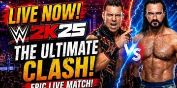 WWE 2K25 LIVE – Unbelievable Finish😱 | Best Match Ever Played!#wwe #wrestling #wwe2k25 #shorts
