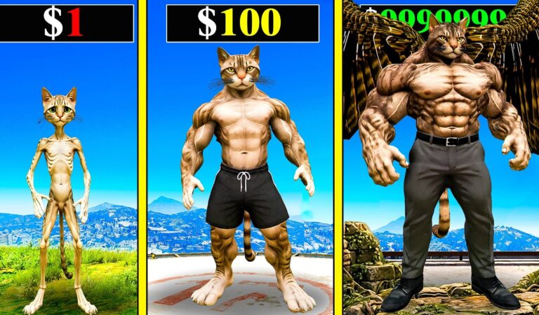 $১ এর CAT থেকে $১,০০০,০০০ STRONGEST CAT এ  আপগ্রেড ! GTA 5